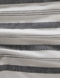 Lima Stripe Fabric Swatch, Natural by Kufri