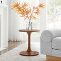 Lina Round Wood Side Table