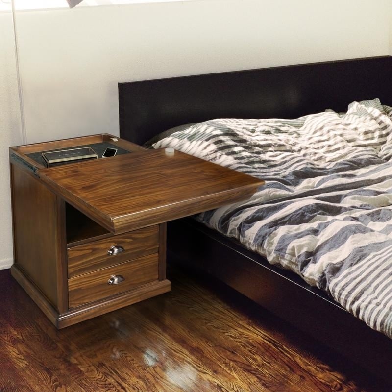 Lincoln Nightstand With Concealed Compartment Concealment Furniture