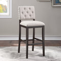 Lindale Button Tufted Stationary Bar Stool By Greyson Living