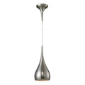Lindsey 6 Inch Wide 1 Light Pendant In Satin Nickel 6In W X 6In D X 14In H
