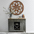 Lindsey Farm Grey And Sandstone 3 Drawer Server