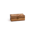 Linea Heritage Burl Veneer Jewelry Box