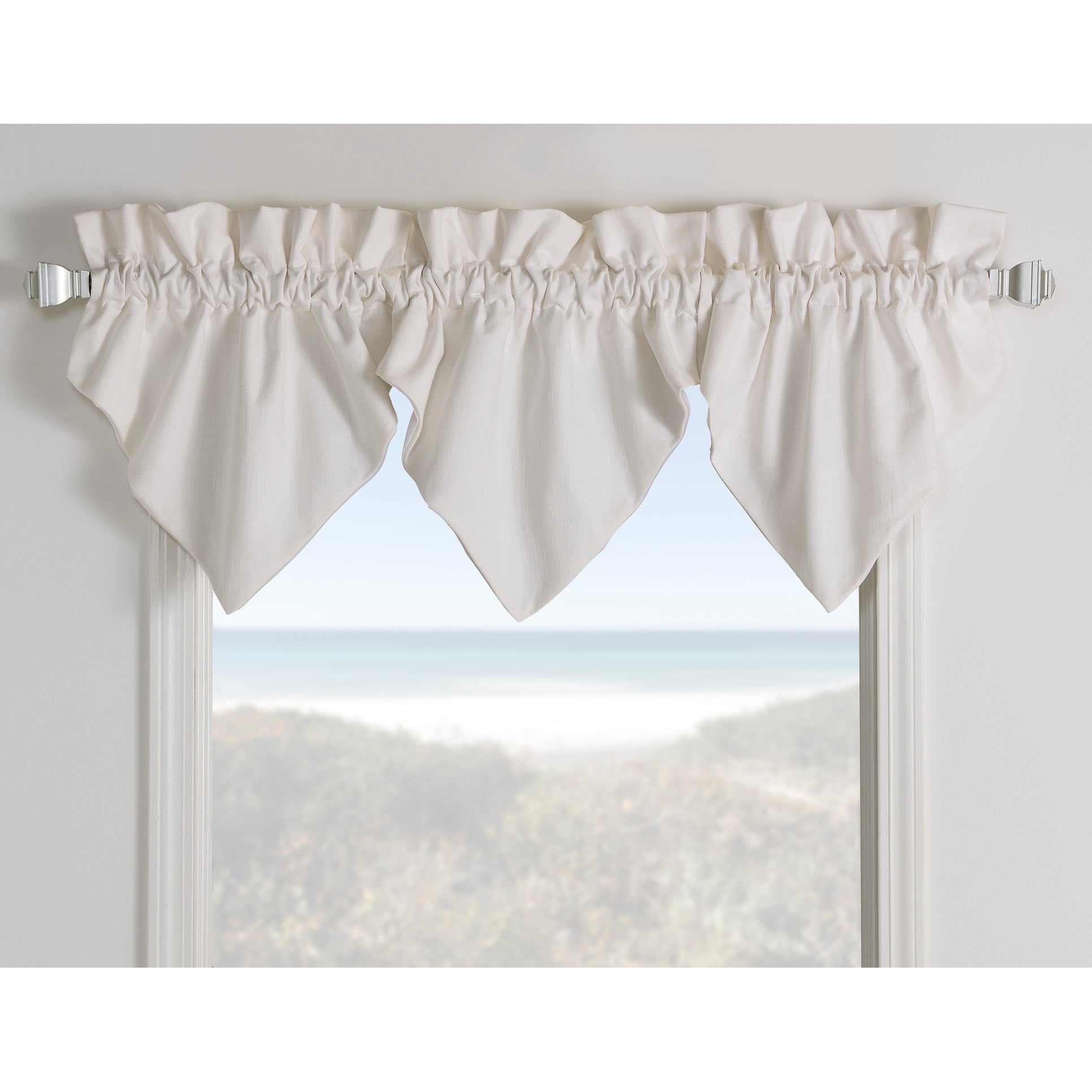 Linen Ivory Valance Or Drapes