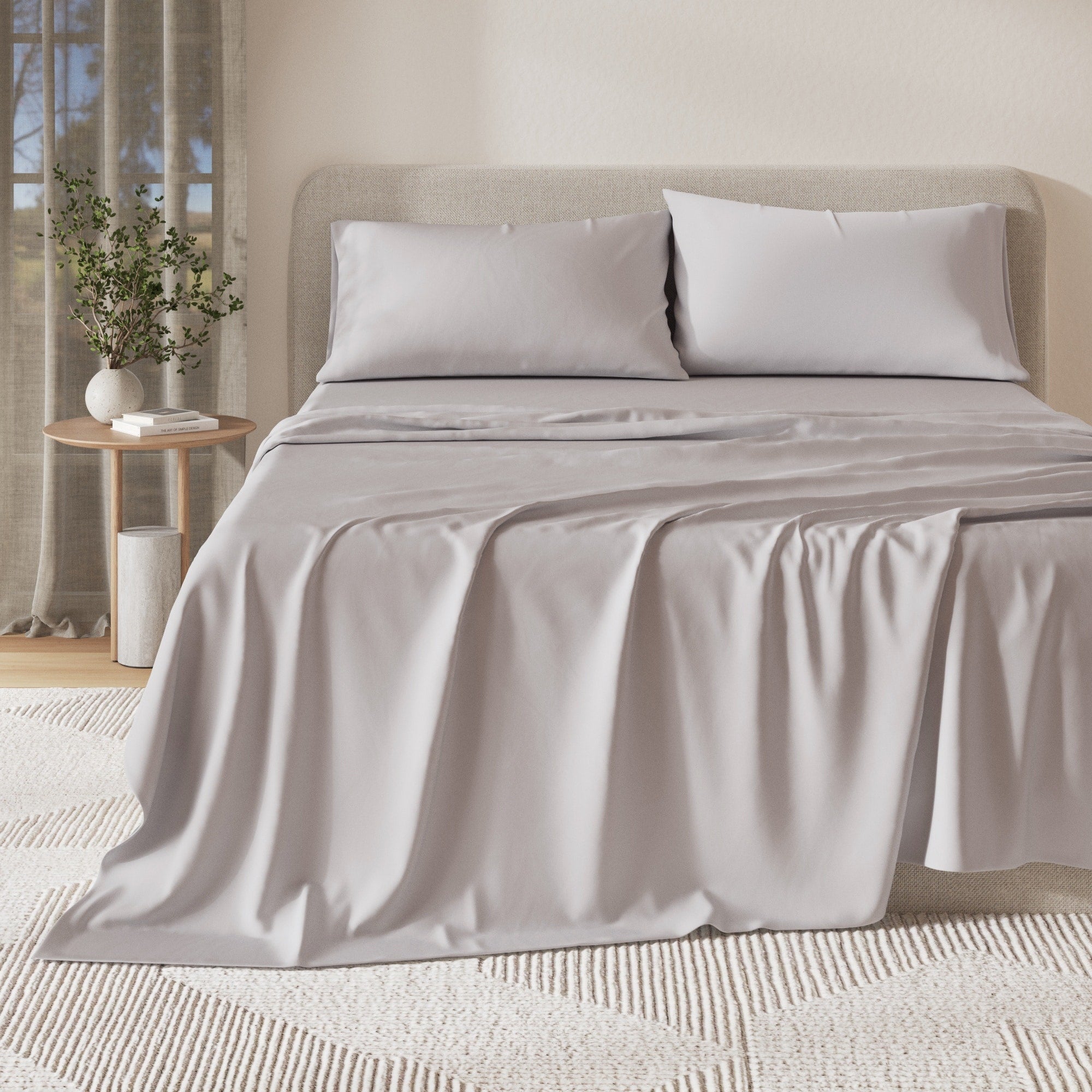 Linery Co. Viscose From Bamboo Cotton Blend Jersey Sheets.