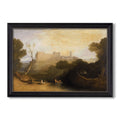 Linlithgow Palace C 1807 Jmw Turner Custom Framed Canvas