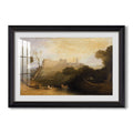 Linlithgow Palace C 1807 Jmw Turner Custom Framed Print