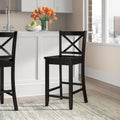Copper Grove Amravati Ready To Assermble Black Counter Height Stool
