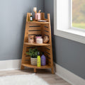 Bracken Bamboo Corner Shelf