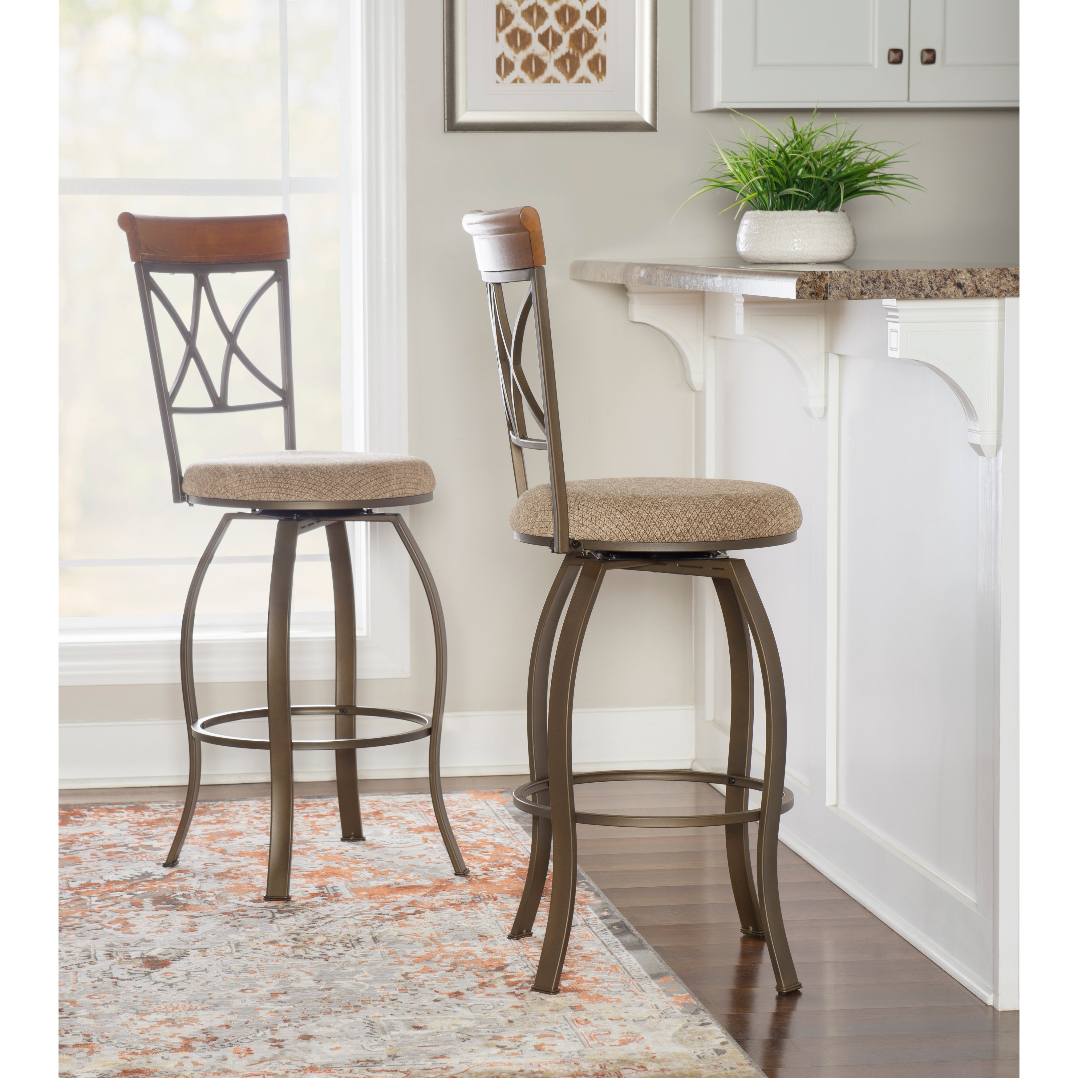 Powell Eden Swivel Bar Stool