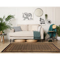 Linon Elegance Ferehan Black Rug 8 X 10 8 X 10