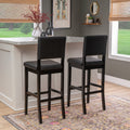 Linon Lombardy Counter Stool With Cream Vinyl