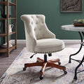 Linon Pamela Off White Office Chair