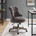 Linon Pamela Office Chair Grey