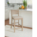 Linon Piedmont Espresso Ladder Back Counter Stool
