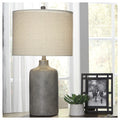 Linus Antique Black 25 Inch Table Lamp