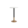 Linx 23 Faux Marble Pub Table