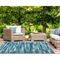 Liora Manne Capri Cloud Indoor Outdoor Rug Aruba