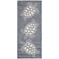 Liora Manne Coastal Seaturtles Indoor Outdoor Rug Navy