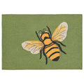 Liora Manne Frontporch Bee Indoor Outdoor Rug Green 24 X36