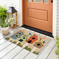 Liora Manne Frontporch Birdhouses Indoor Outdoor Rug Multi 24 X60