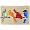 Liora Manne Frontporch Birds Indoor Outdoor Rug Neutral 30 X48