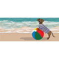 Liora Manne Frontporch Coastal Dog Indoor Outdoor Rug Ocean.