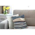 Liora Manne Frontporch Ipanema Indoor Outdoor Pillow Blue Grey.