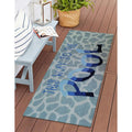 Liora Manne Frontporch This Way To The Pool Indoor Outdoor Rug Water 24 X36