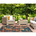 Liora Manne Marina Fall In Love Indoor Outdoor Rug Multi 710 X910