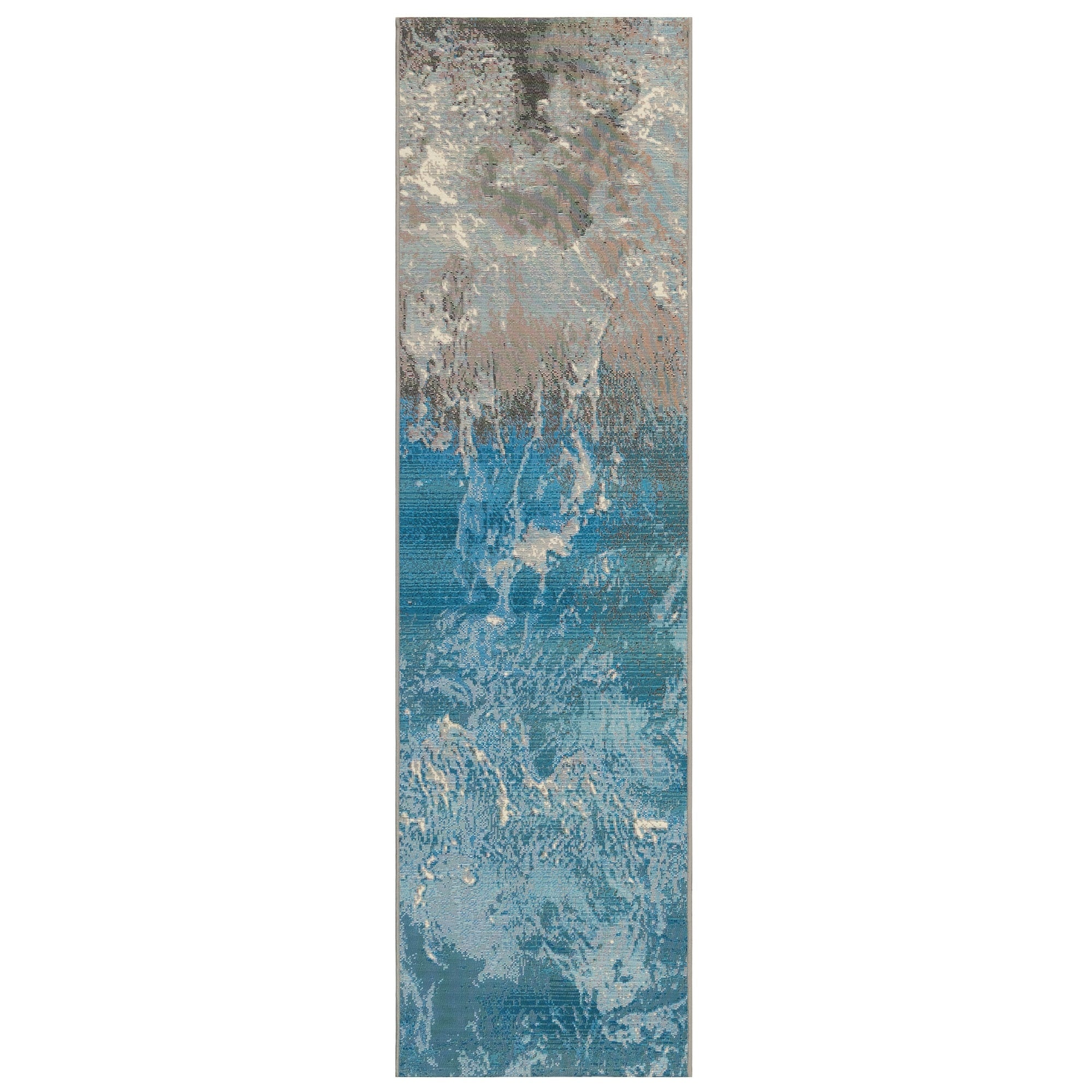 Liora Manne Marina Surf Indoor Outdoor Rug Ocean 23 X76
