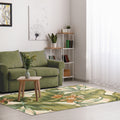 Liora Manne Marina Tropical Leaf Indoor Outdoor Rug Cream 810 X119