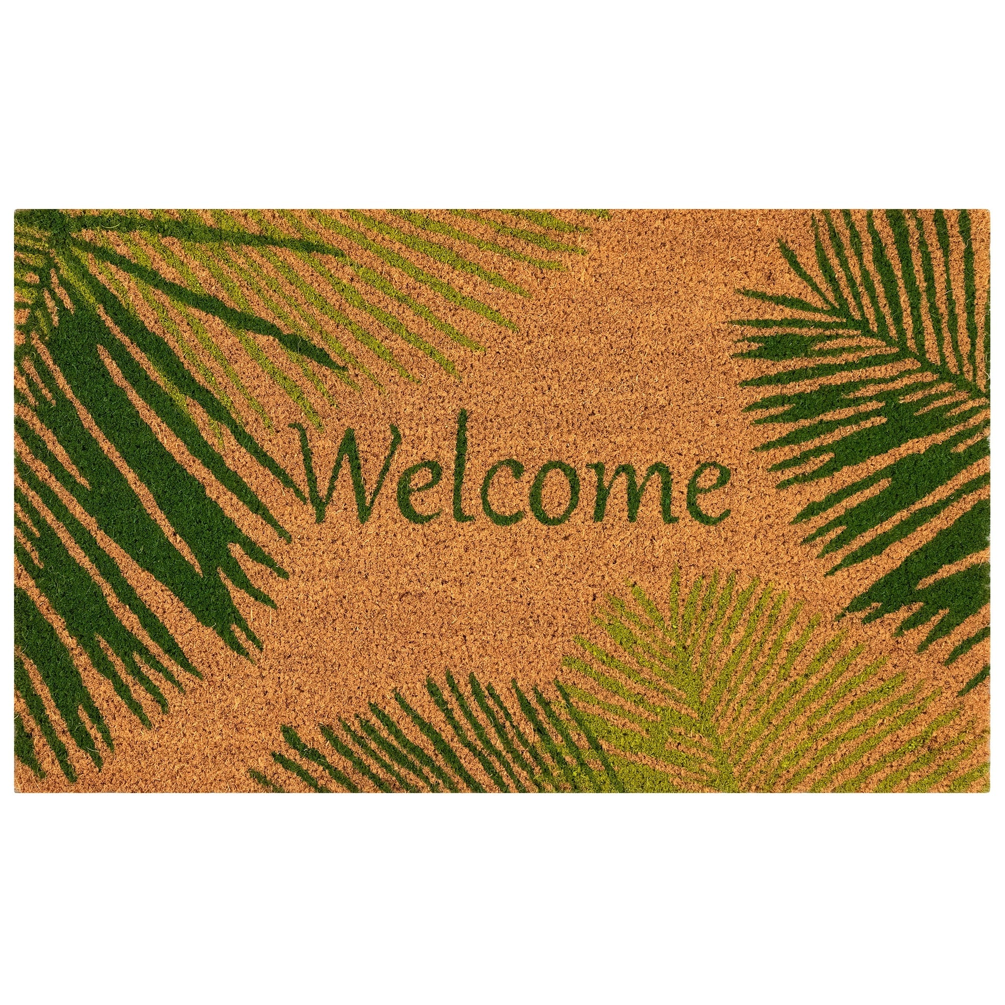 Liora Manne Natura Palm Border Outdoor Mat Green 18 X30