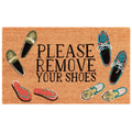 Liora Manne Natura Please Remove Your Shoes Outdoor Mat Natural.