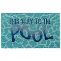 Liora Manne Natura This Way To The Pool Outdoor Mat Water.