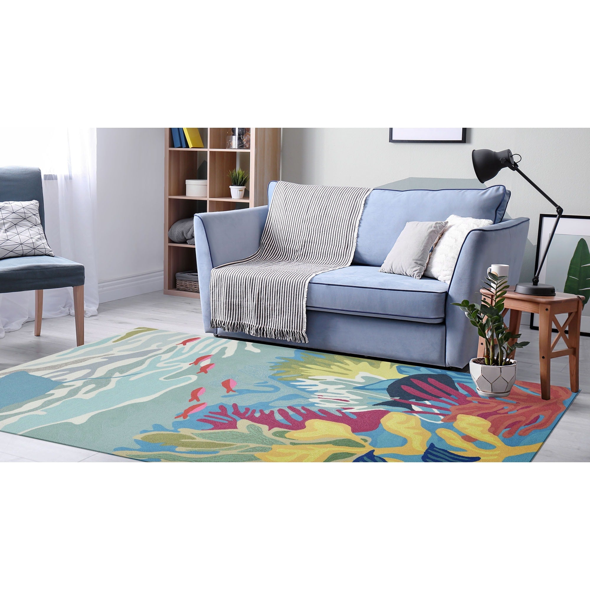 Liora Manne Sea Living Outdoor Rug 5 X 76 5 X 76