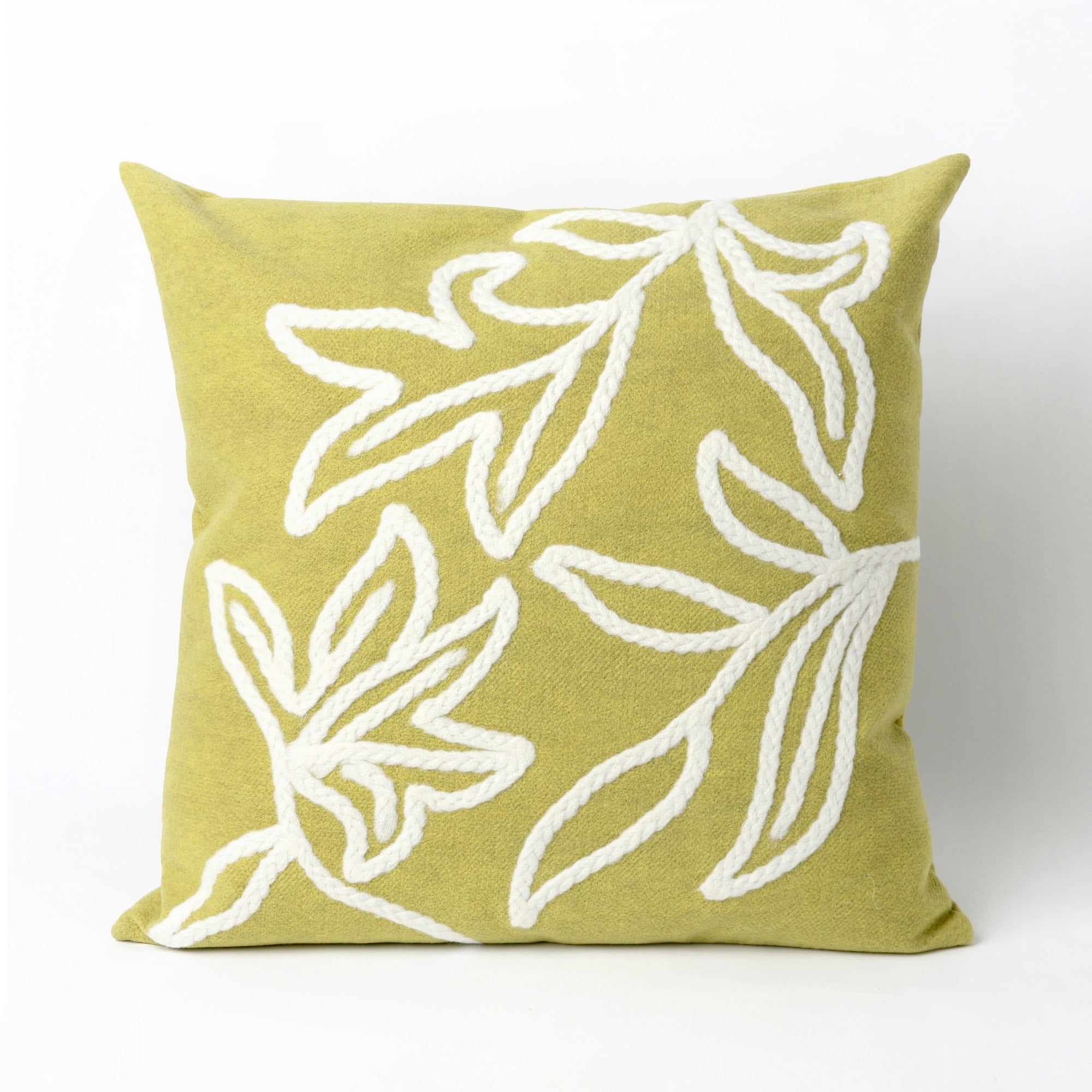 Liora Manne Visions I Windsor Indoor Outdoor Pillow Lime 20 Square