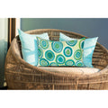 Liora Manne Visions Ii Puddle Dot Indoor Outdoor Pillow Spa 12 X20