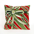 Liora Manne Visions Iii Gift Box Indoor Outdoor Pillow Green 20 Square
