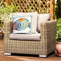 Liora Manne Visions Iii Rainbow Fish Indoor Outdoor Pillow Pearl 20 Square