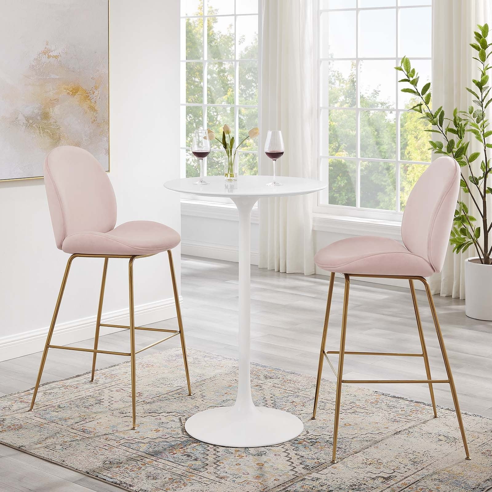 Carson Carrington Kirkkonummi 28 Inch White Bar Table