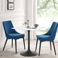 Lippa 28 Square Dining Table Black White N A