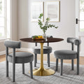Carson Carrington Kirkkonummi 40 Inch Circular White Dining Table