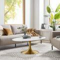 Lippa 42 Oval Shaped Coffee Table