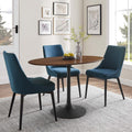 Lippa 48 Oval Walnut Dining Table Black Walnut N A