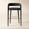 Lisette Charcoal Performance Fabric Dining Armchair
