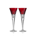 Lismore Red Toasting Flute 5.5Oz Set Of 2