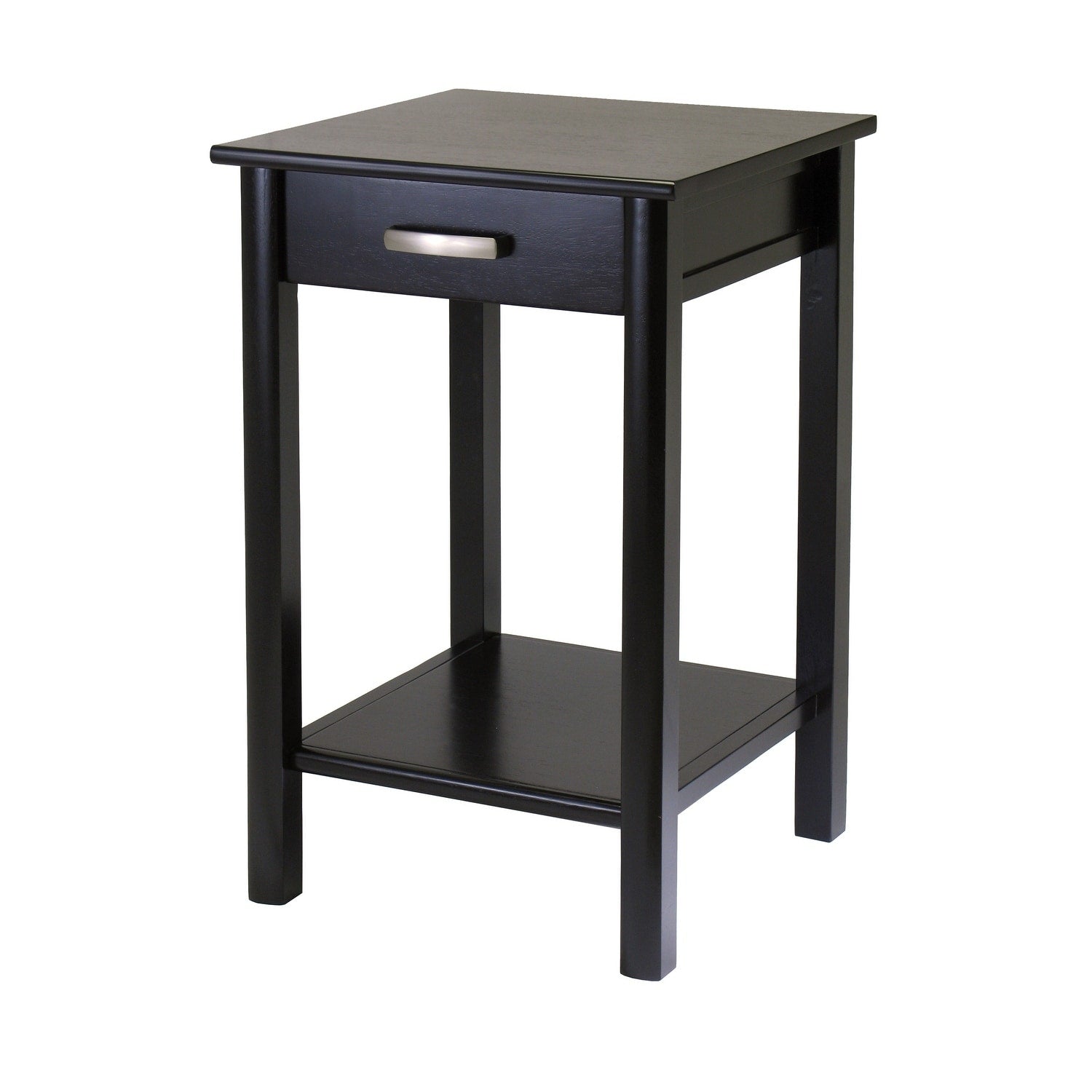 Porch Den Bertha End Table Printer Table With Drawer And Shelves