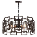 The Gray Barn Broken Spur 4 Light Chandelier With Brown Finish