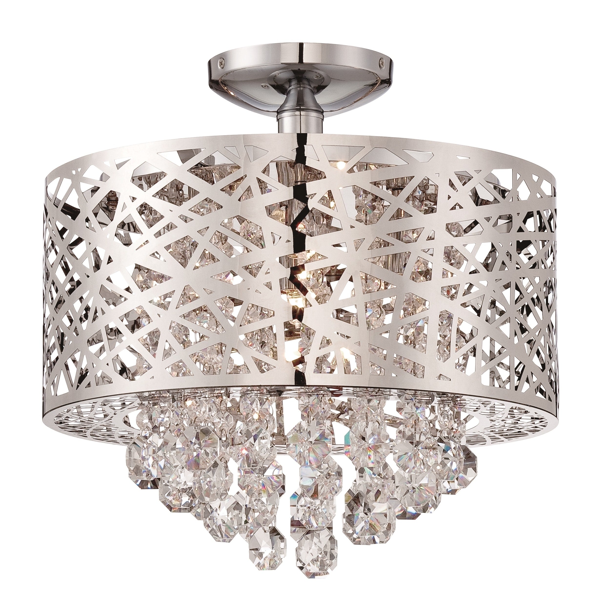 Lite Source Benedetta 4 Light Semi Flush Mount